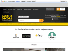 Tablet Screenshot of iluminadecora.com